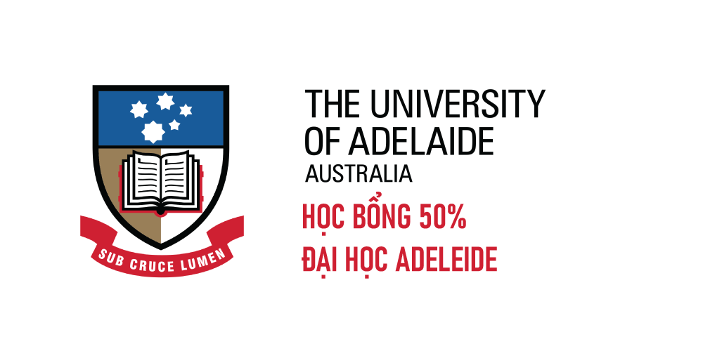 [Úc] Học bổng lên đến 50% – The University of Adelaide