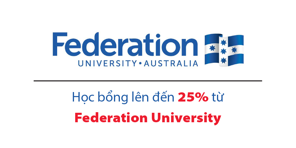 [Úc] Học bổng lên đến 25% từ Federation University
